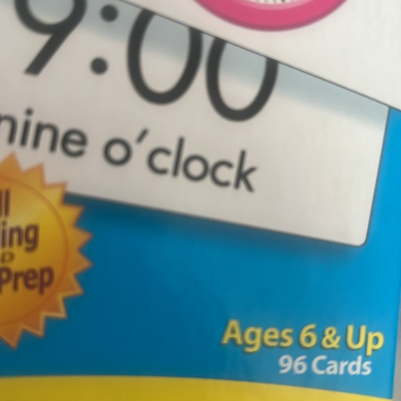 Telling Time Flash Cards - Picture 7 of 8